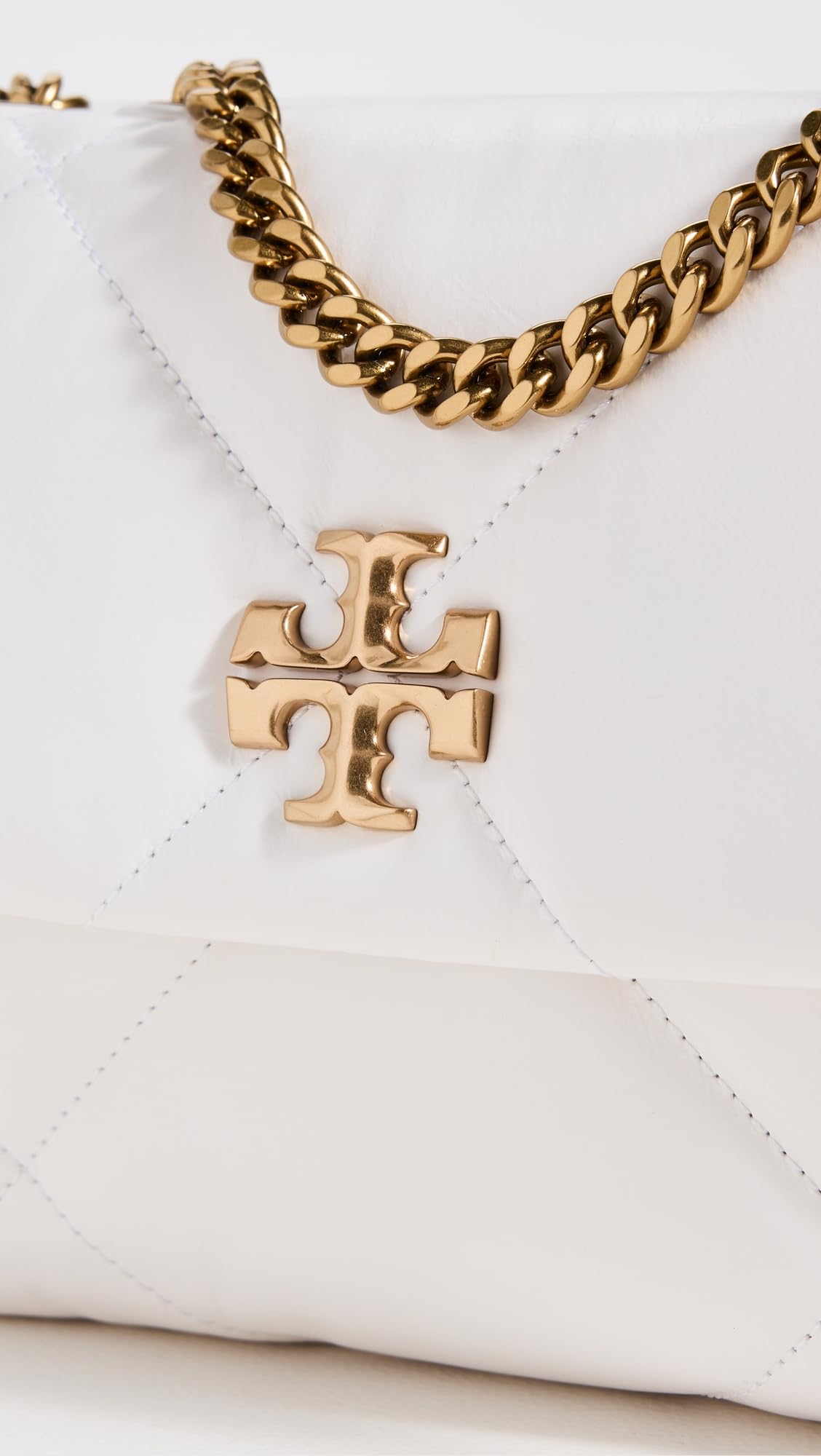 Tory Burch Women's Kira Diamond Quilt Small Convertible Shoulder Bag