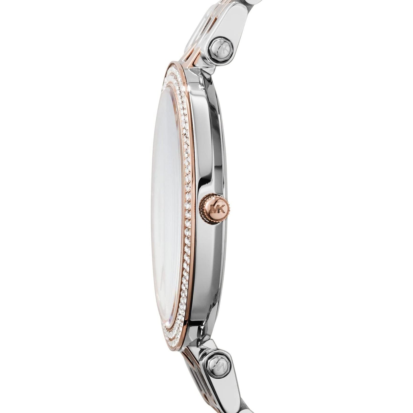 Michael Kors Women's Darci Watch Two-Tone Silver and Rose Gold 39mm (MK3321)