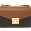 Michael Kors Women's Bag Rose Crossbody Bag Brown, M