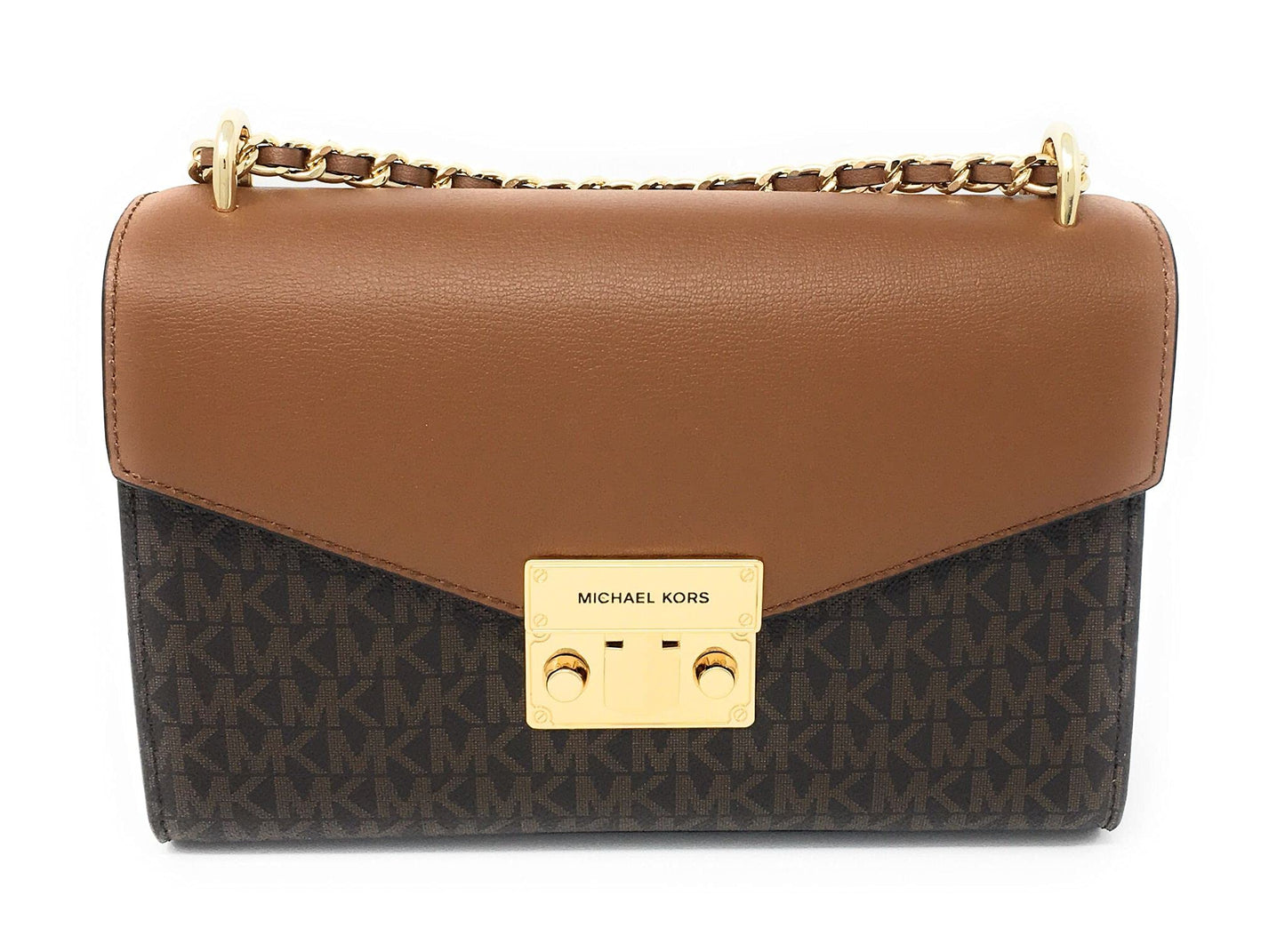 Michael Kors Women's Bag Rose Crossbody Bag Brown, M