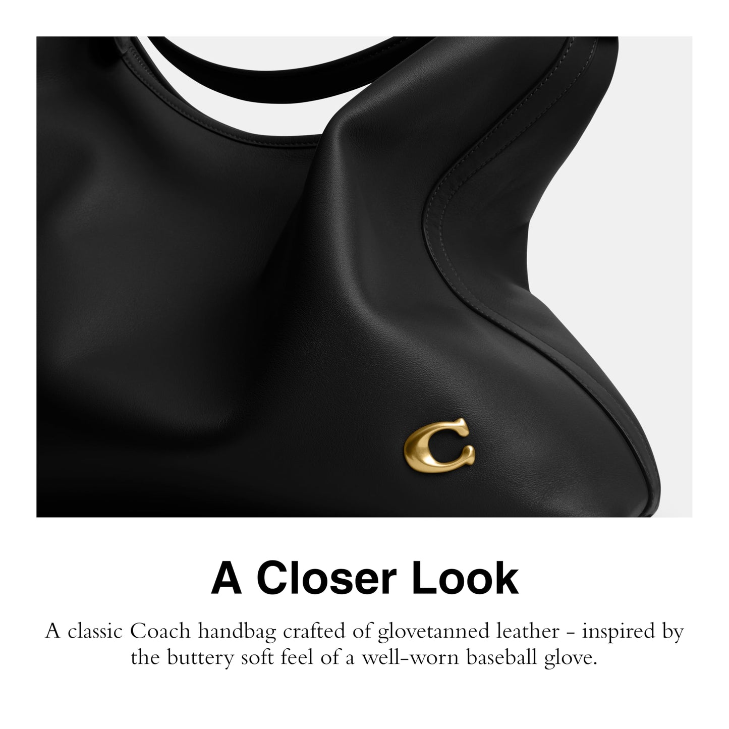 COACH juliet 38 Shoulder Bag in Glovetanned Leather