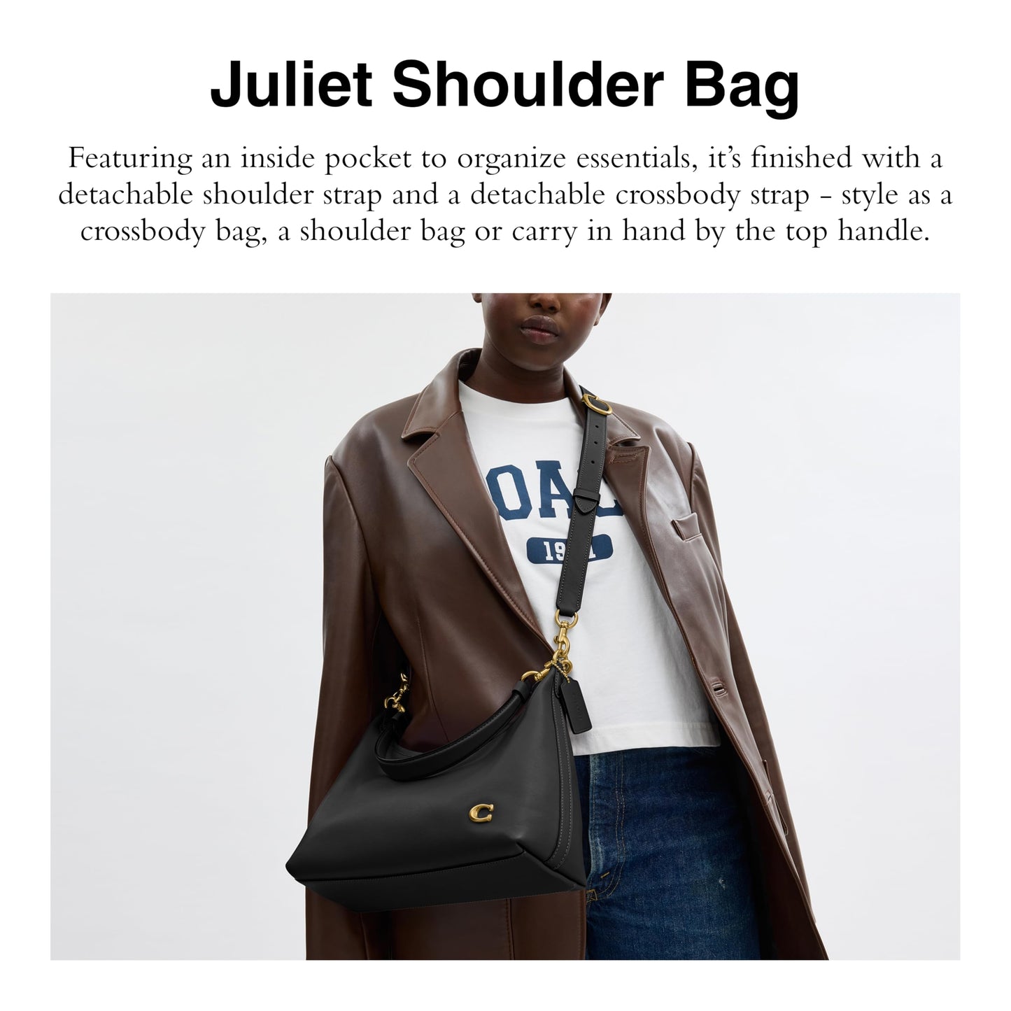 COACH Womens Juliet Shoulder Bag Handbag