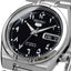 SEIKO 5 Automatic Black Arabic Dial Stainless Steel Men's Watch SNK063J5