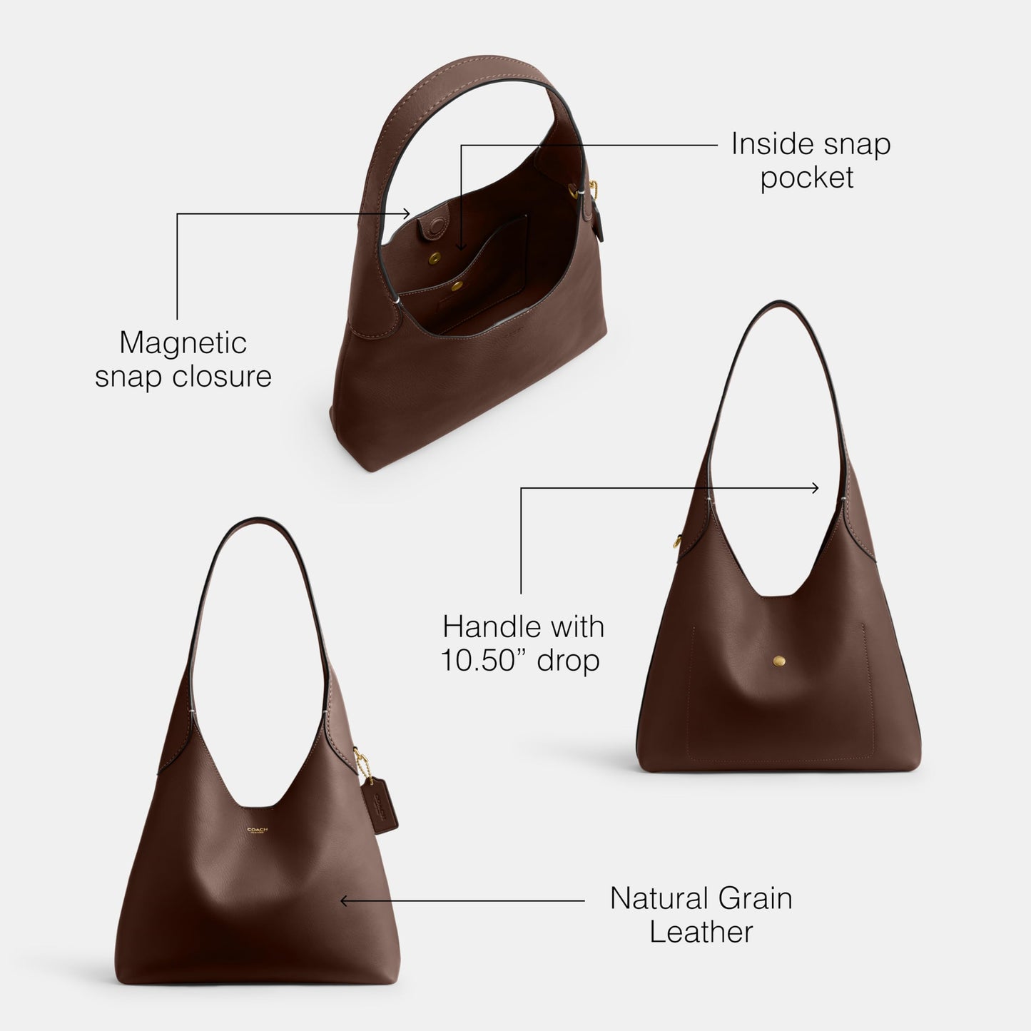 Coach Womens Courage Shoulder 28