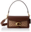 COACH Women's Tabby Shoulder Bag 26 Handbag (Brown Monogram)