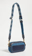 Tory Burch Women's Miller Denim Mini Crossbody Bag, Denim Multi, One Size