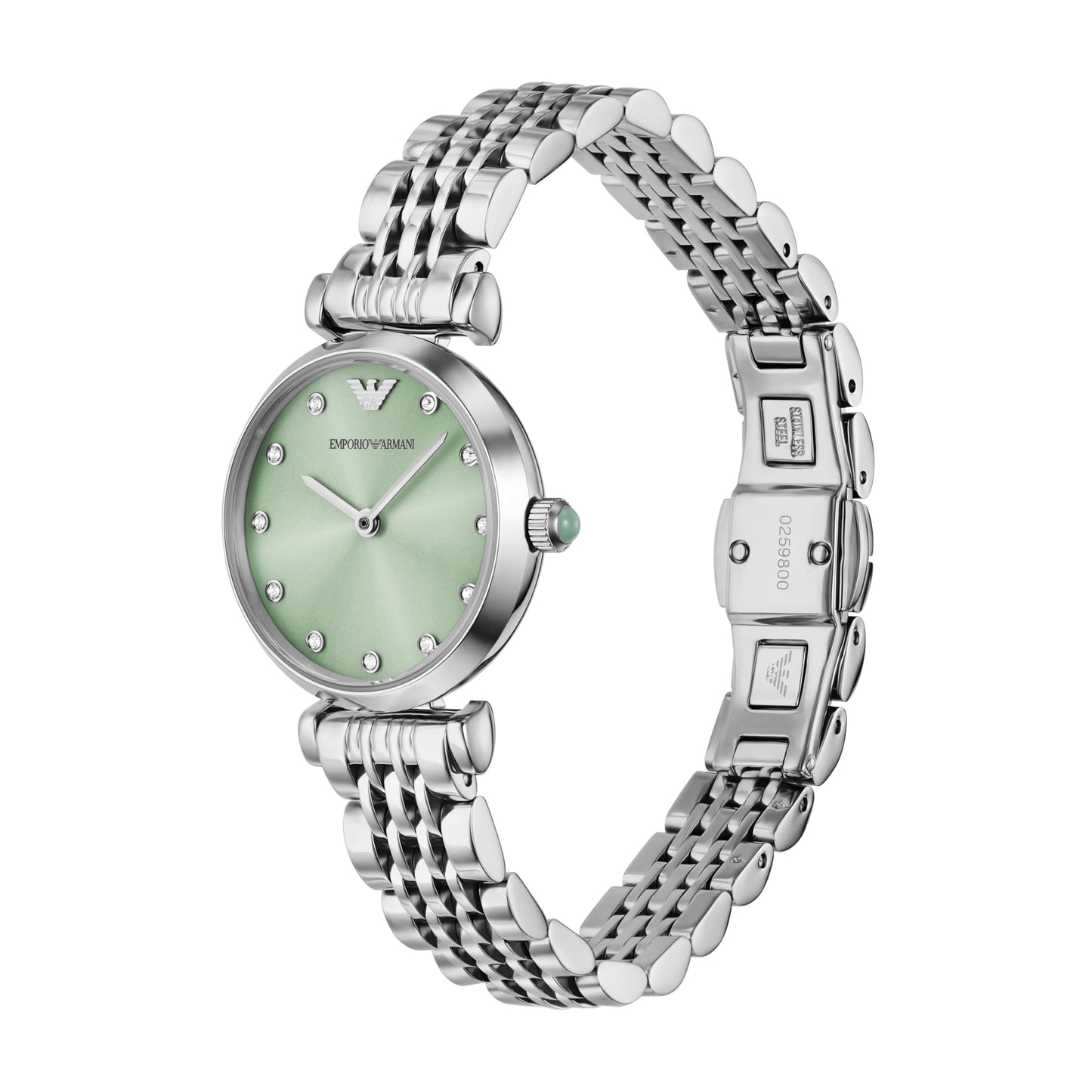 Emporio Armani Women's Dress Watch with Stainless Steel Band
