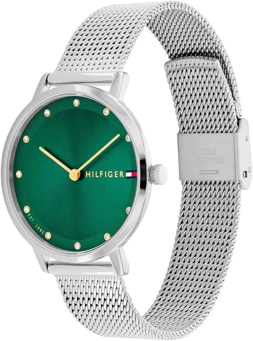 Tommy Hilfiger Women's Blue Dial Stainless