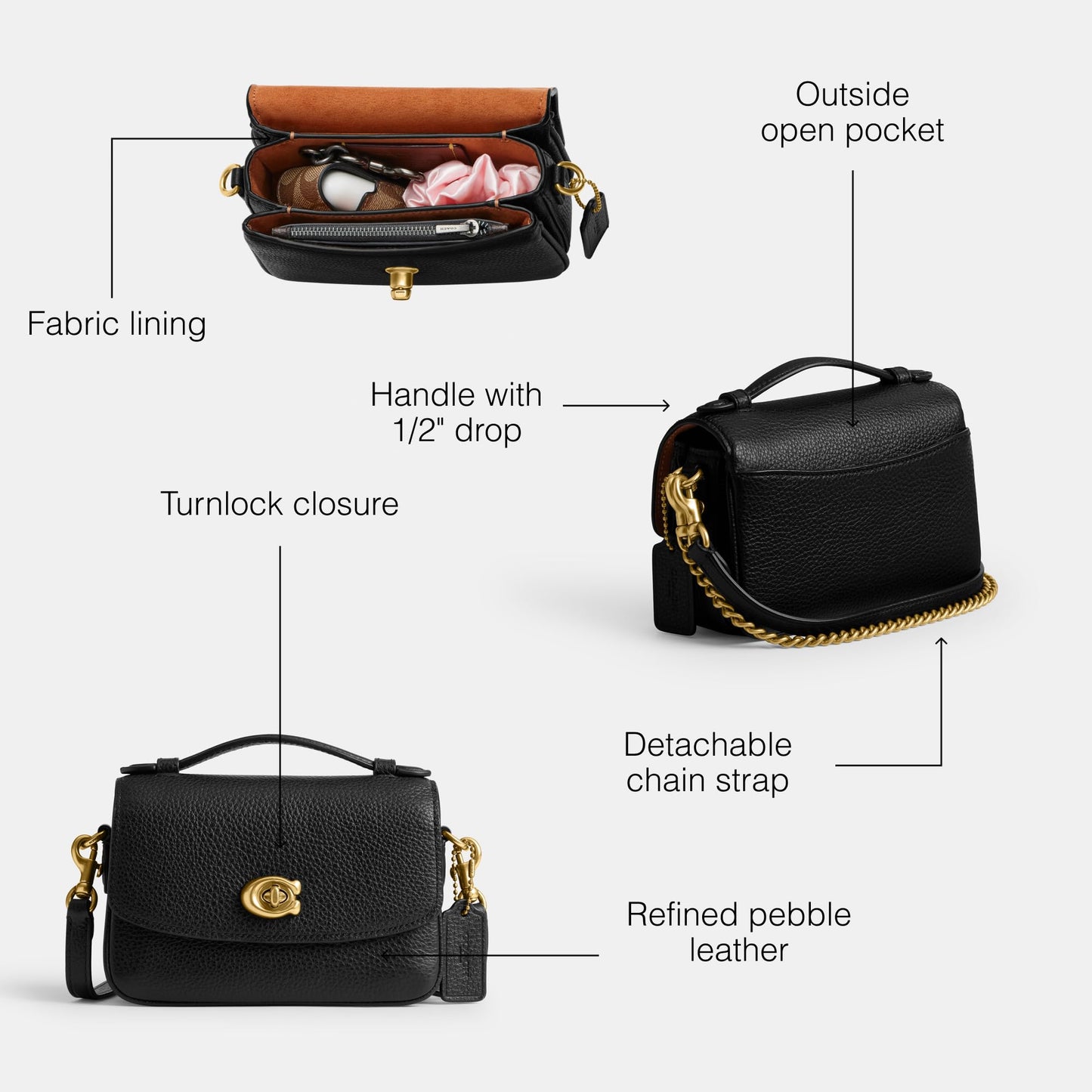 Coach Womens Cassie Crossbody 19 Cassie Crossbody 19