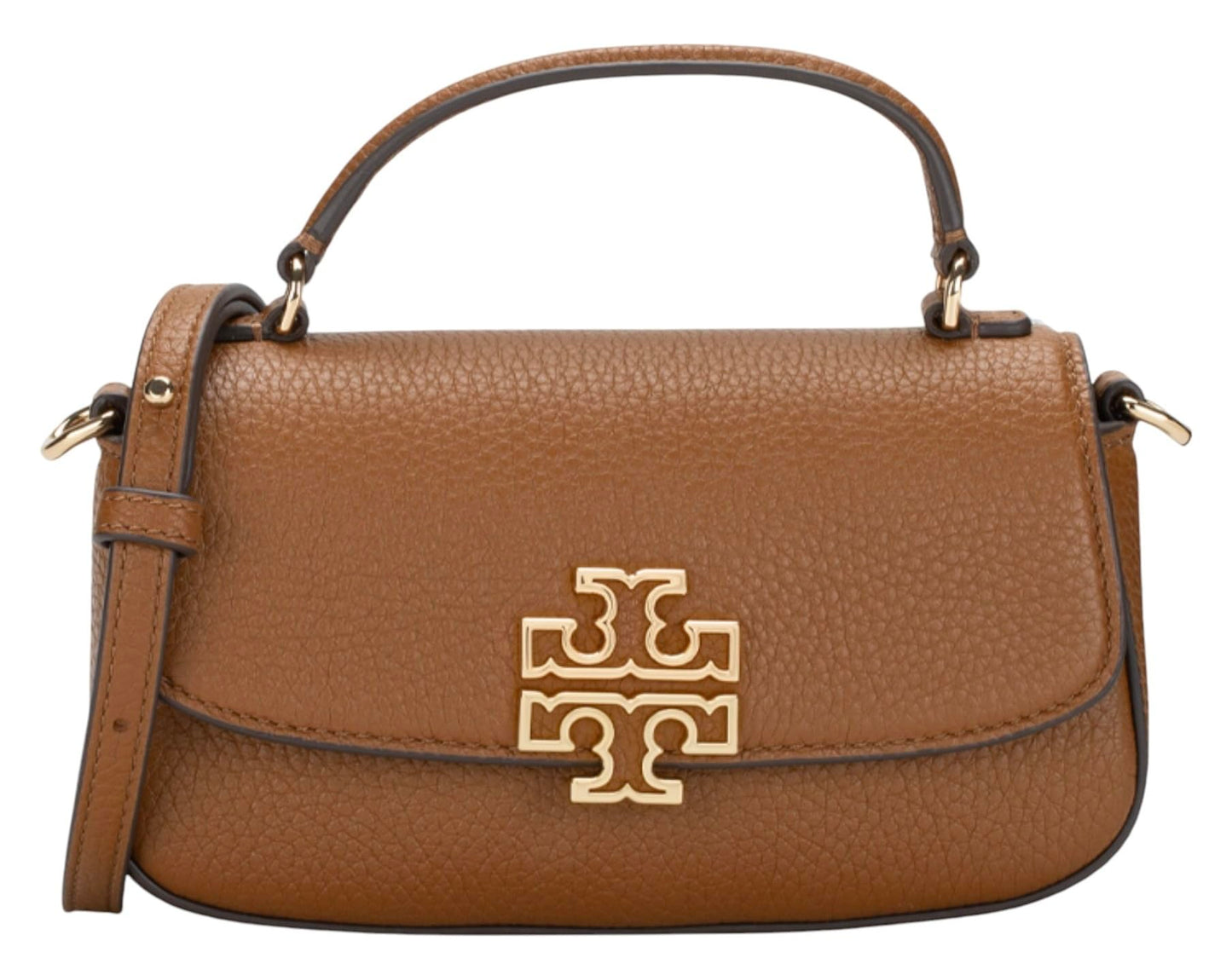 Tory Burch Britten Mini Top Handle Leather Crossbody Bag