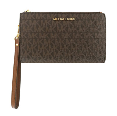 Michael Kors Women's Jet Set Travel Double Zip Wristlet