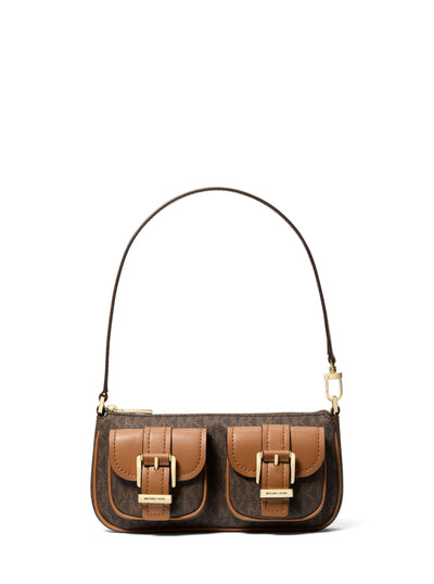 Michael Kors Womens Zoe Small Convertible Pouchette Pouchette Handbag