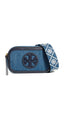 Tory Burch Women's Miller Denim Mini Crossbody Bag, Denim Multi, One Size