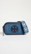 Tory Burch Women's Miller Denim Mini Crossbody Bag, Denim Multi, One Size