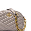 Tory Burch Kira Chevron Small Camera Bag, Gray Heron