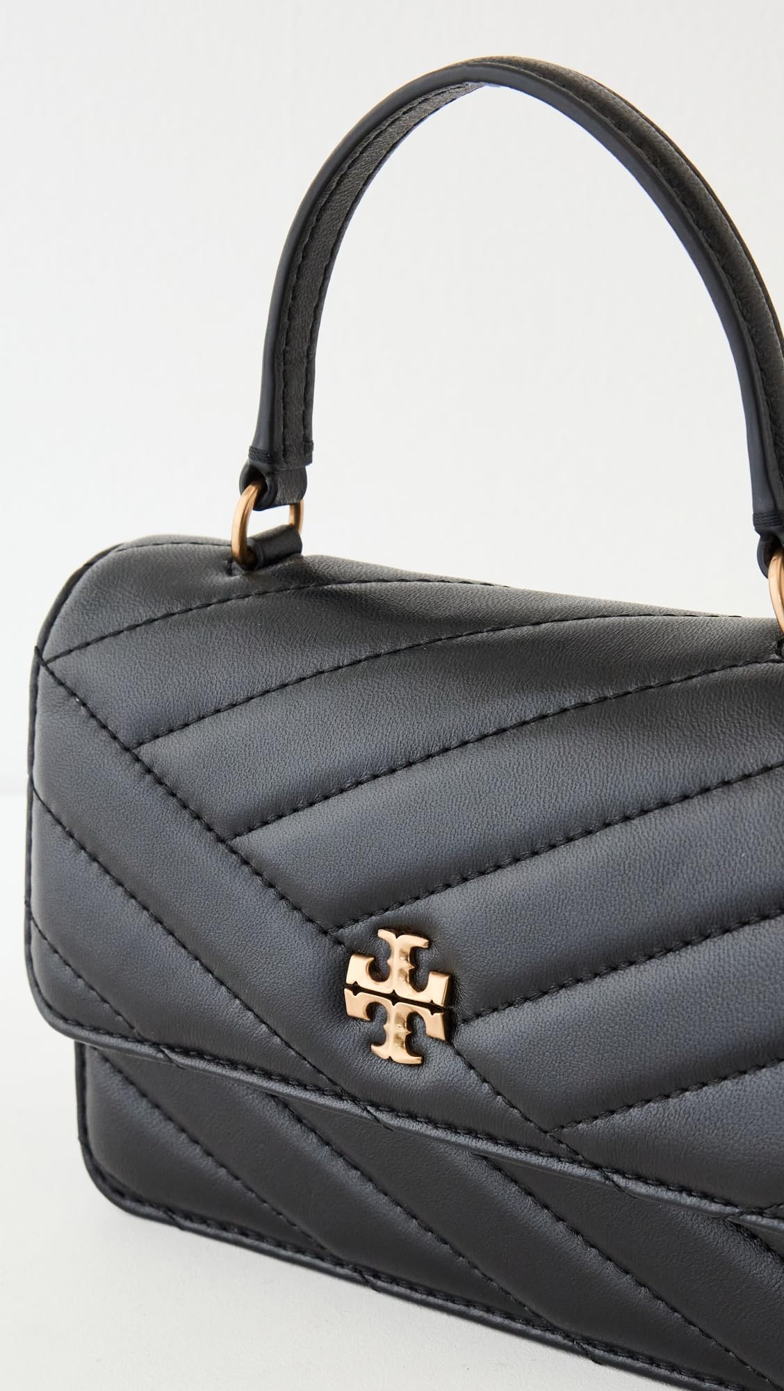 Tory Burch Women's Kira Chevron Mini Top Handle Chain Wallet