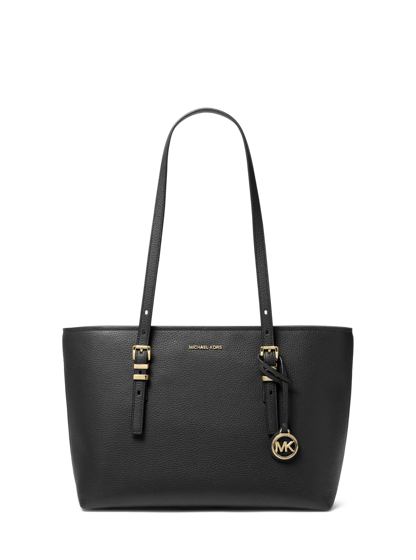 Michael Kors Quinn Medium Tote, Gold-Tone Hardware/Black