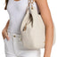 Michael Kors Large Mina Logo Shoulder Bag in Coated-canvas