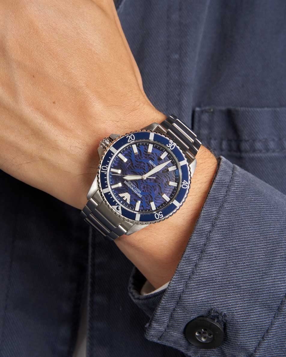 Emporio Armani Automatic Watch for Men, Stainless Steel Watch