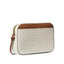 Michael Kors Jet Set Logo Crossbody Handbag (Brown/Vanilla)