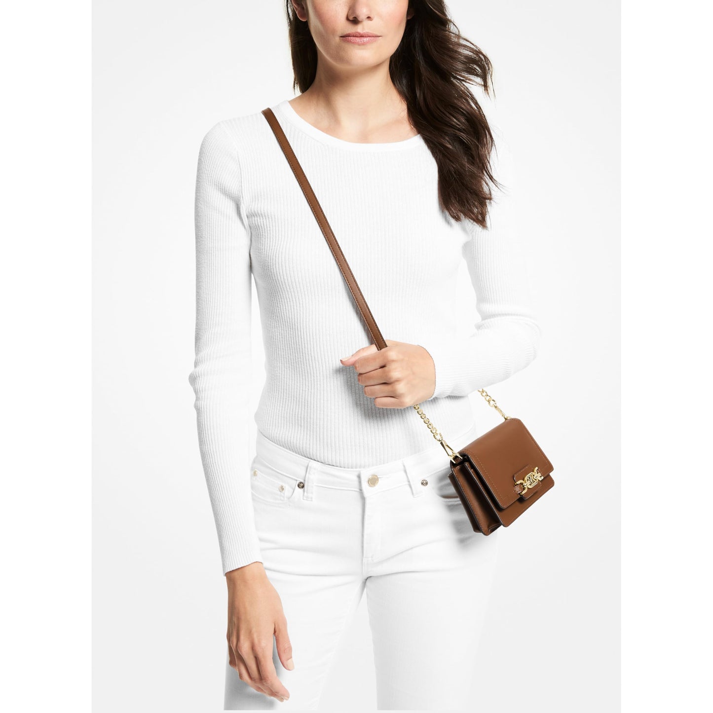 Michael Kors Womens Heather Crossbody Crossbody