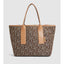 DKNY Grayson Monogram Tote with Pouch (Chino/Cashew)