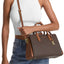 Michael Kors Womens Laila Md Satchel Satchel Handbag