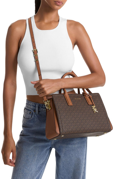Michael Kors Womens Laila Md Satchel Satchel Handbag