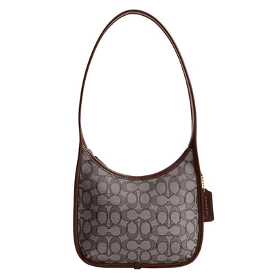 COACH Womens Curve Zip Handbag
