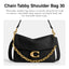 COACH Women's Tabby Shoulder Bag 30 Handbag (Raven Black)