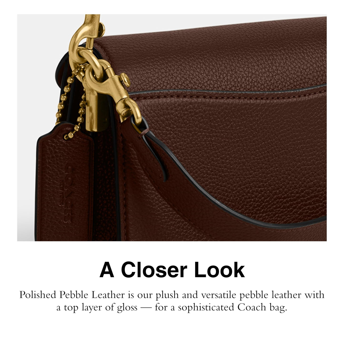 COACH Womens Tabby Shoulder Handbag