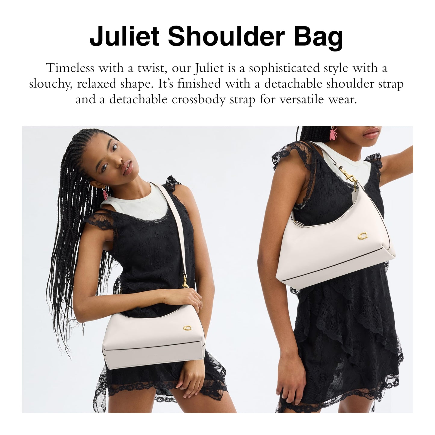 COACH Womens Juliet Shoulder Bag Handbag