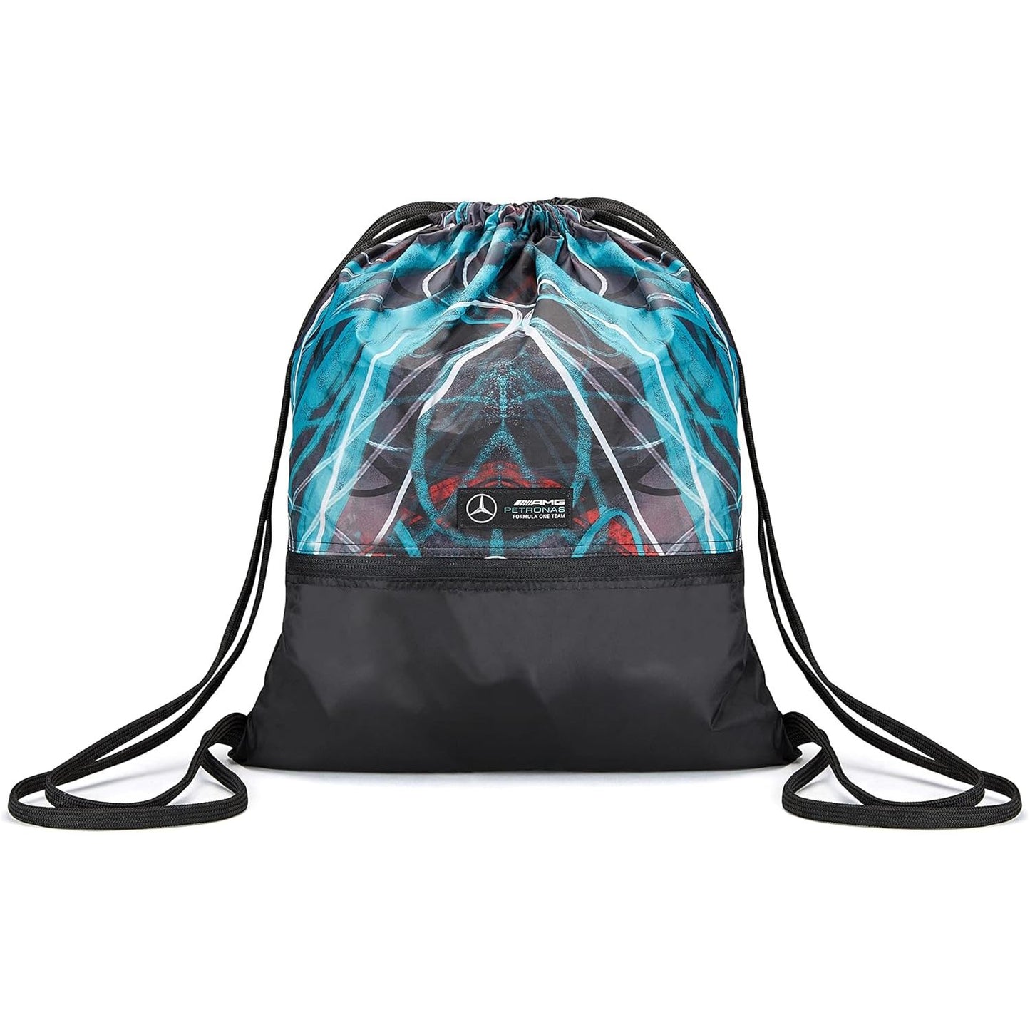 MERCEDES AMG PETRONAS Formula 1 Team - Graffiti Pull Bag (Green/Black)