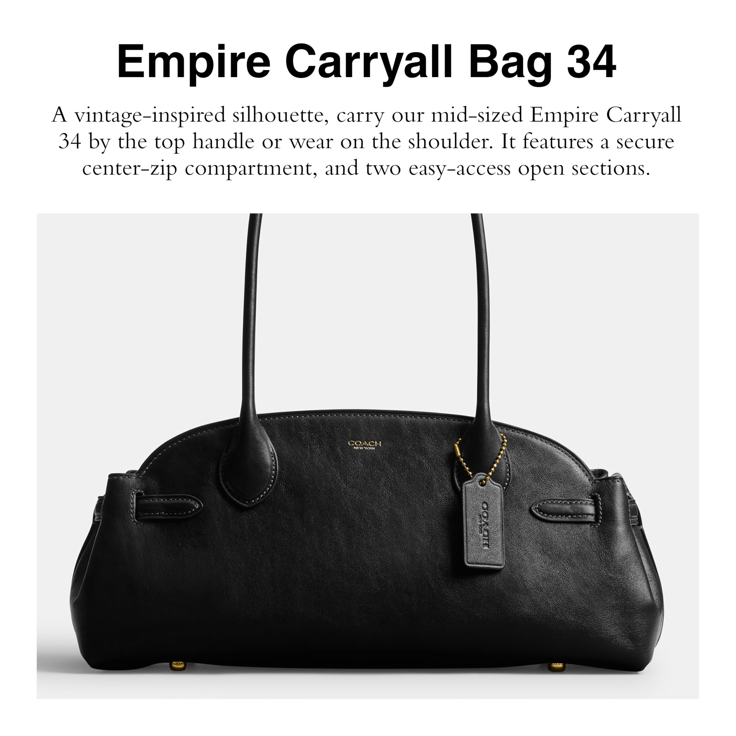 COACH Womens Empire Carryall 34 Shoulder