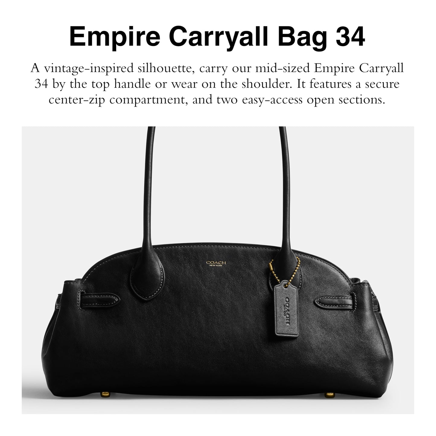 COACH Womens Empire Carryall 34 Shoulder