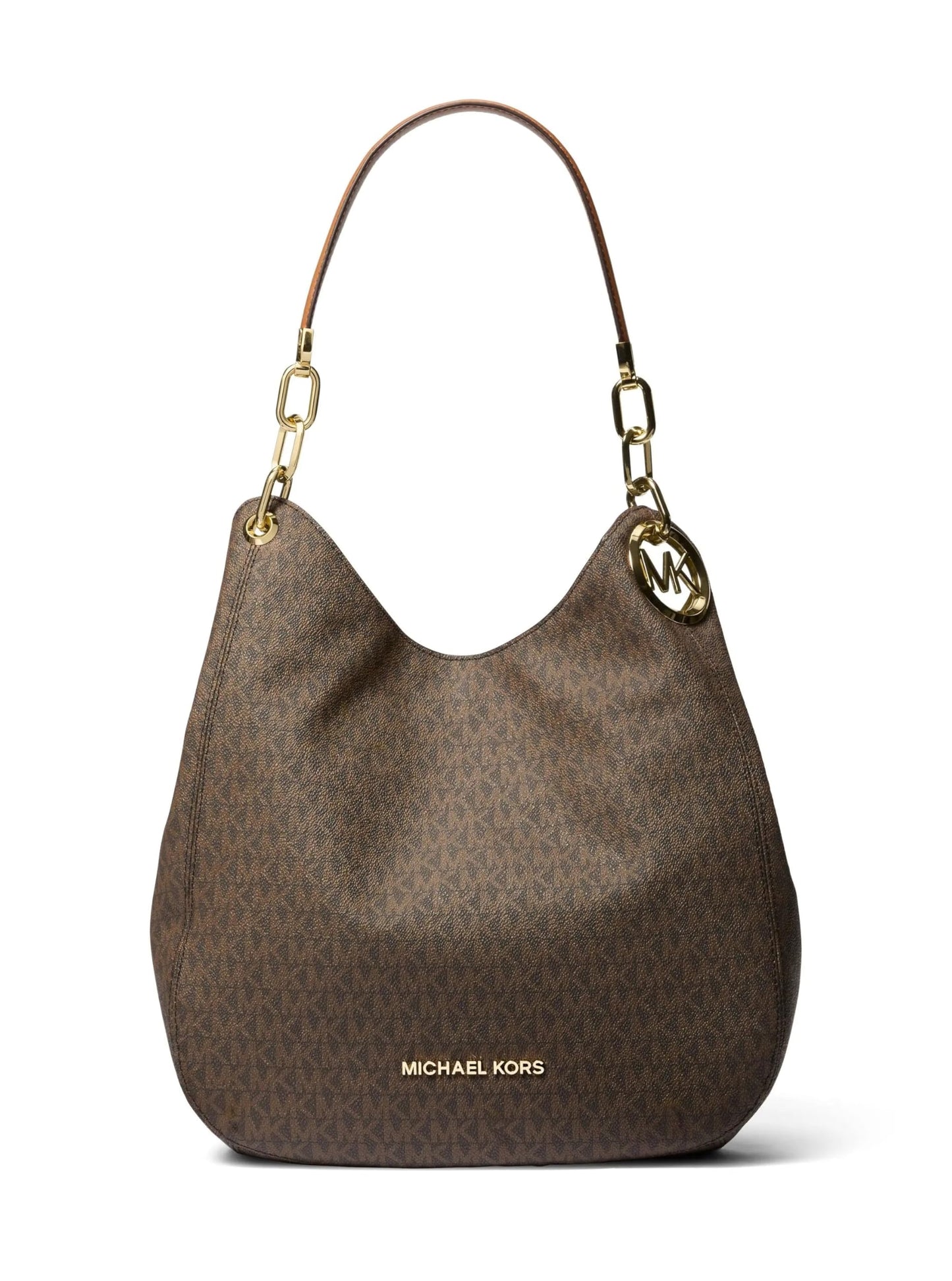 Michael Kors Large Lillie Shoulder Bag in Logo Canvas