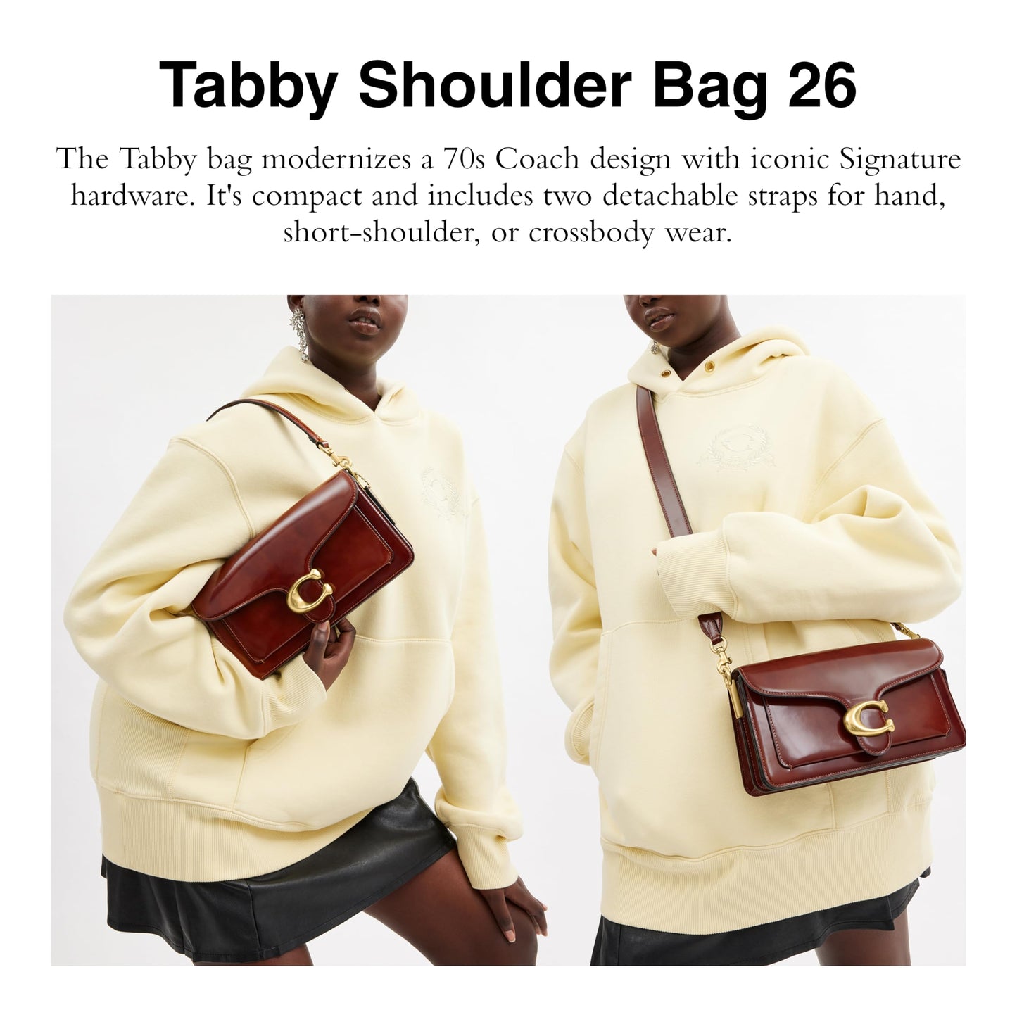 COACH Womens Tabby Shoulder Bag 26 Women's Shoulder Bags