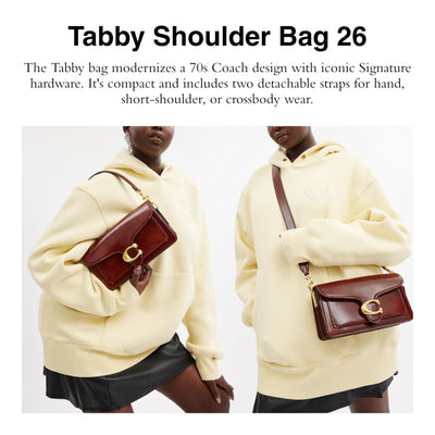 COACH Womens Tabby Shoulder Bag 26 Women's Shoulder Bags