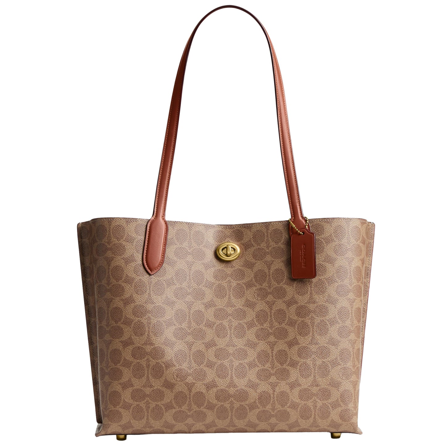 COACH Womens Willow Tote Handbag