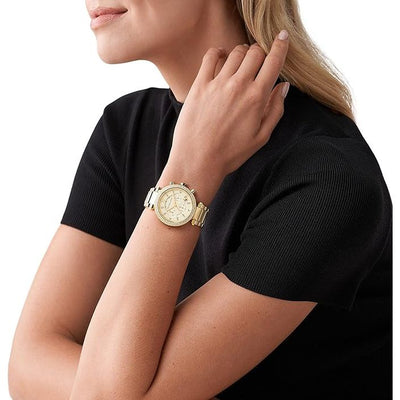 Michael Kors Women's Watch - Parker Chronograph with Glitz Accents 39mm (MK5354)