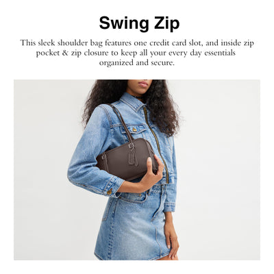 Coach Womens Swing Zip Handbag