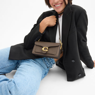 COACH Women's Tabby Shoulder Bag 20 Handbag (Nut Brown)