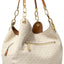 Michael Kors Large Mina Logo Shoulder Bag in Coated-canvas