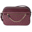 Michael Kors Womens Crossbody Handbag - (Metallic Logo Jacquard)