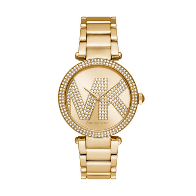 Michael Kors Women's Pavé Logo Watch