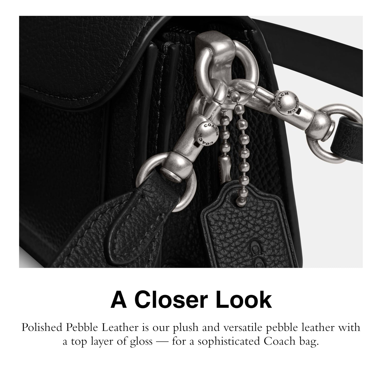 COACH Women's Tabby Shoulder Bag 20 Handbag (Pitch Black)