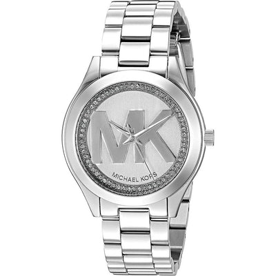 Michael Kors Women's Watch Mini Slim Runway Silver 32mm (MK3548)