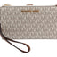Michael Kors Women's Jet Set Travel Double Zip Wristlet