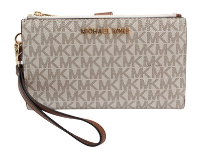 Michael Kors Women's Jet Set Travel Double Zip Wristlet