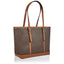 Michael Kors Jet Set Travel Small Logo Top-Zip Tote Bag (Brown)